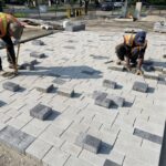 interlock paving installation